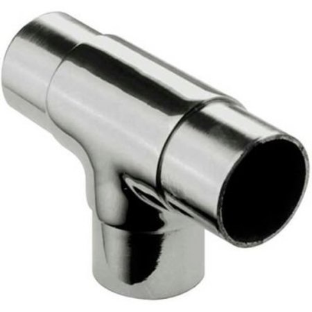 LAVI INDUSTRIES Lavi Industries, Flush Tee Fitting, for 1.5" Tubing, Polished Stainless Steel 40-734/1H